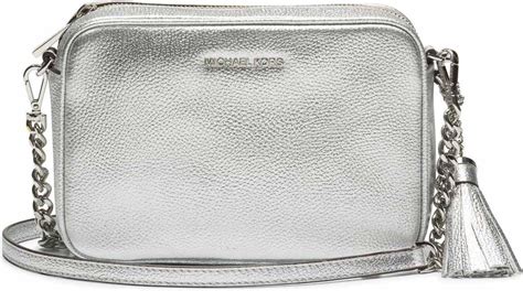 michael kors zilver tas|michael kors designer silver handbags.